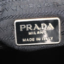PRADA Chain Shoulder Bag Nylon Black Gold Auth 143765-19