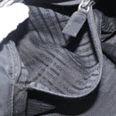 PRADA Chain Shoulder Bag Nylon Black Gold Auth 143765-22