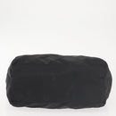 PRADA Chain Shoulder Bag Nylon Black Gold Auth 143765-5