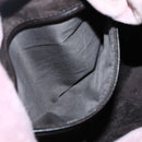 SAINT LAURENT Rive Gauche Shoulder Bag Suede Pink Silver Auth 143766-11