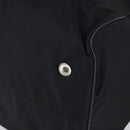 PRADA Boston Bag Nylon Black Silver Auth 143769-15