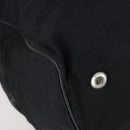 PRADA Boston Bag Nylon Black Silver Auth 143769-12