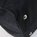 PRADA Boston Bag Nylon Black Silver Auth 143769-18
