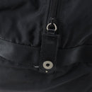 PRADA Boston Bag Nylon Black Silver Auth 143769-17