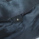 PRADA Boston Bag Nylon Black Silver Auth 143769-5