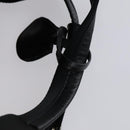 PRADA Boston Bag Nylon Black Silver Auth 143769-9