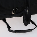 PRADA Boston Bag Nylon 2way Black Silver Auth 143770-9