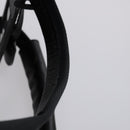 PRADA Boston Bag Nylon 2way Black Silver Auth 143770-15