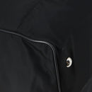 PRADA Boston Bag Nylon 2way Black Silver Auth 143770-19