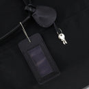 PRADA Boston Bag Nylon 2way Black Silver Auth 143770-10