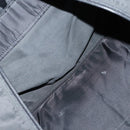 PRADA Boston Bag Nylon 2way Black Silver Auth 143770-22