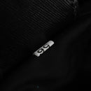 PRADA Boston Bag Nylon 2way Black Silver Auth 143770-12