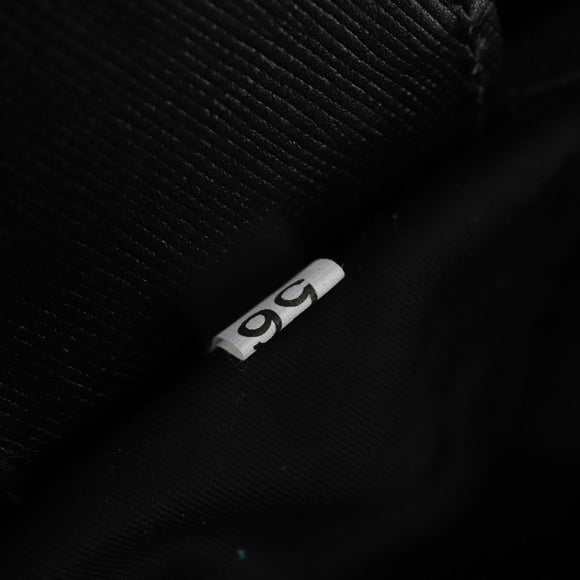 PRADA Boston Bag Nylon 2way Black Silver Auth 143770