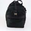 PRADA Boston Bag Nylon 2way Black Silver Auth 143770-5