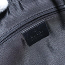 GUCCI GG Canvas Shoulder Bag Black Silver 001 4205 Auth 143772-15