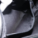 GUCCI GG Canvas Shoulder Bag Black Silver 001 4205 Auth 143772-19