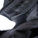 GUCCI GG Canvas Shoulder Bag Black Silver 001 4205 Auth 143772-20