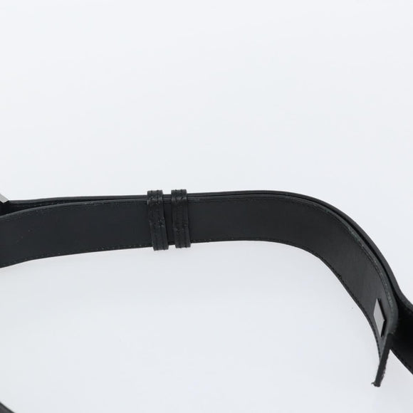 GUCCI GG Canvas Shoulder Bag Black Silver 001 4205 Auth 143772