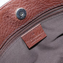 GUCCI GG Canvas Horsebit Shoulder Bag Black Silver 101345 Auth 143774-14