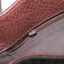 GUCCI GG Canvas Horsebit Shoulder Bag Black Silver 101345 Auth 143774-20