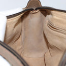 GUCCI GG Supreme Web Sherry Line Bag PVC Beige Gold 89 02 017 Auth 143775-21