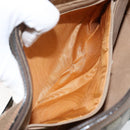 GUCCI GG Supreme Web Sherry Line Bag PVC Beige Gold 89 02 017 Auth 143775-11