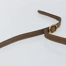 GUCCI GG Supreme Web Sherry Line Bag PVC Beige Gold 89 02 017 Auth 143775-8