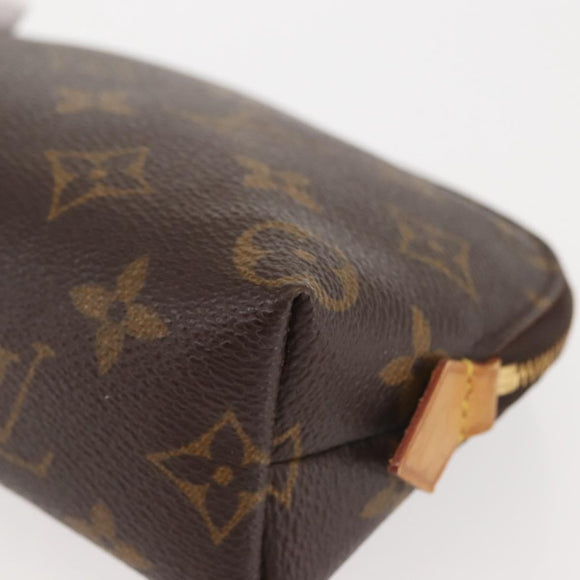 LOUIS VUITTON Monogram Pochette Cosmetic PM Pouch M43998 LV Auth 143782