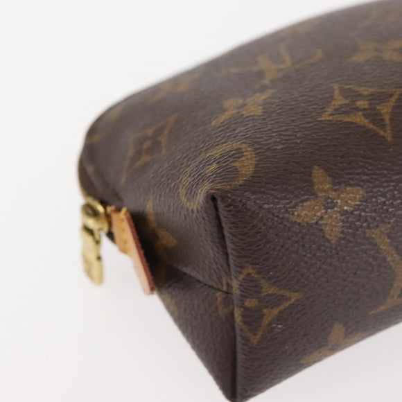 LOUIS VUITTON Monogram Pochette Cosmetic PM Pouch M43998 LV Auth 143782