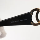 CHANEL COCO Mark Sunglasses Plastic Black CC Auth 143784-10