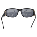 CHANEL COCO Mark Sunglasses Plastic Black CC Auth 143784-3