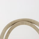 FENDI Mesh Boston Bag Nylon Ivory Silver Auth 143789-8