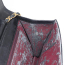 CHANEL Chain Shoulder Bag Lamb Skin Black Gold CC Auth 143810-20