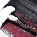 CHANEL Chain Shoulder Bag Lamb Skin Black Gold CC Auth 143810-24