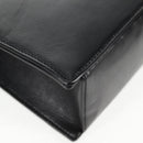 CHANEL Chain Hand Bag Caviar Skin Black Gold CC Auth 143812V-11