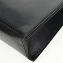 CHANEL Chain Hand Bag Caviar Skin Black Gold CC Auth 143812V-14