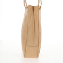 CHANEL COCO Mark Tote Bag Caviar Skin Beige Gold CC Auth 143815V-4