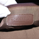 CHANEL New Travel Line Tote Bag Nylon Khaki CC Auth 143817-19