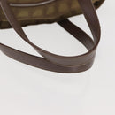 CHANEL New Travel Line Tote Bag Nylon Khaki CC Auth 143817-7