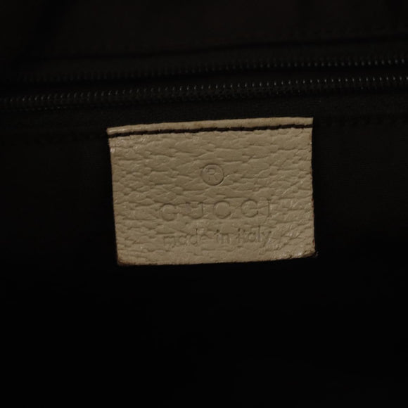 GUCCI GG Canvas Tote Bag Beige Gold 121023 Auth 143818