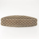 GUCCI GG Canvas Tote Bag Beige Gold 121023 Auth 143818-9