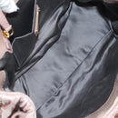 Miu Miu Matelasse Hand Bag Leather Pink Gold Auth 143825V-10