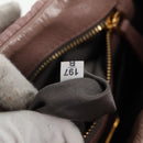 Miu Miu Matelasse Hand Bag Leather Pink Gold Auth 143825V-11