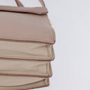 Miu Miu Hand Bag Leather 2way Pink Gold Auth 143829-16