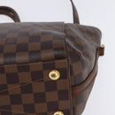 LOUIS VUITTON Damier Ebene Greenwich Hand Bag 2way N41337 LV Auth 143834-16