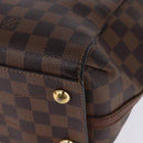 LOUIS VUITTON Damier Ebene Greenwich Hand Bag 2way N41337 LV Auth 143834-18