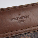 LOUIS VUITTON Damier Ebene Greenwich Hand Bag 2way N41337 LV Auth 143834-19
