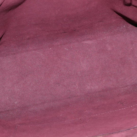 LOUIS VUITTON Damier Ebene Greenwich Hand Bag 2way N41337 LV Auth 143834