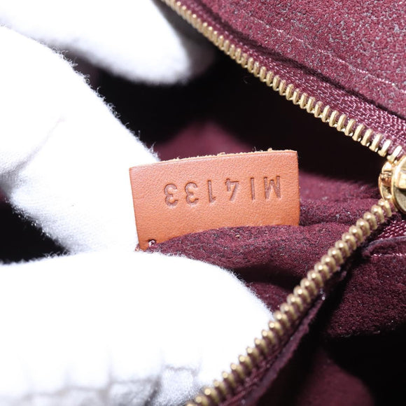 LOUIS VUITTON Damier Ebene Greenwich Hand Bag 2way N41337 LV Auth 143834