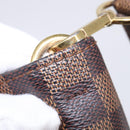 LOUIS VUITTON Damier Ebene Greenwich Hand Bag 2way N41337 LV Auth 143834-10